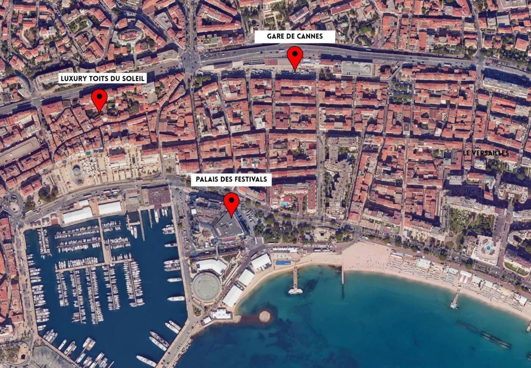 Luxury "Les Toits Du Soleil" - Magnifique Appartement Avec Terrasses Et Jacuzzi - Centre De Cannes - By Scls Locations Exteriér fotografie